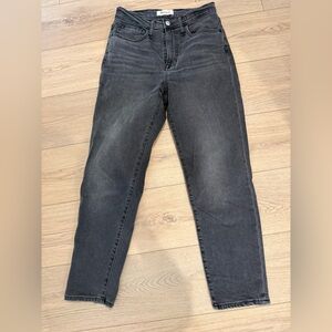 Madewell Mom Jean Black Size 25